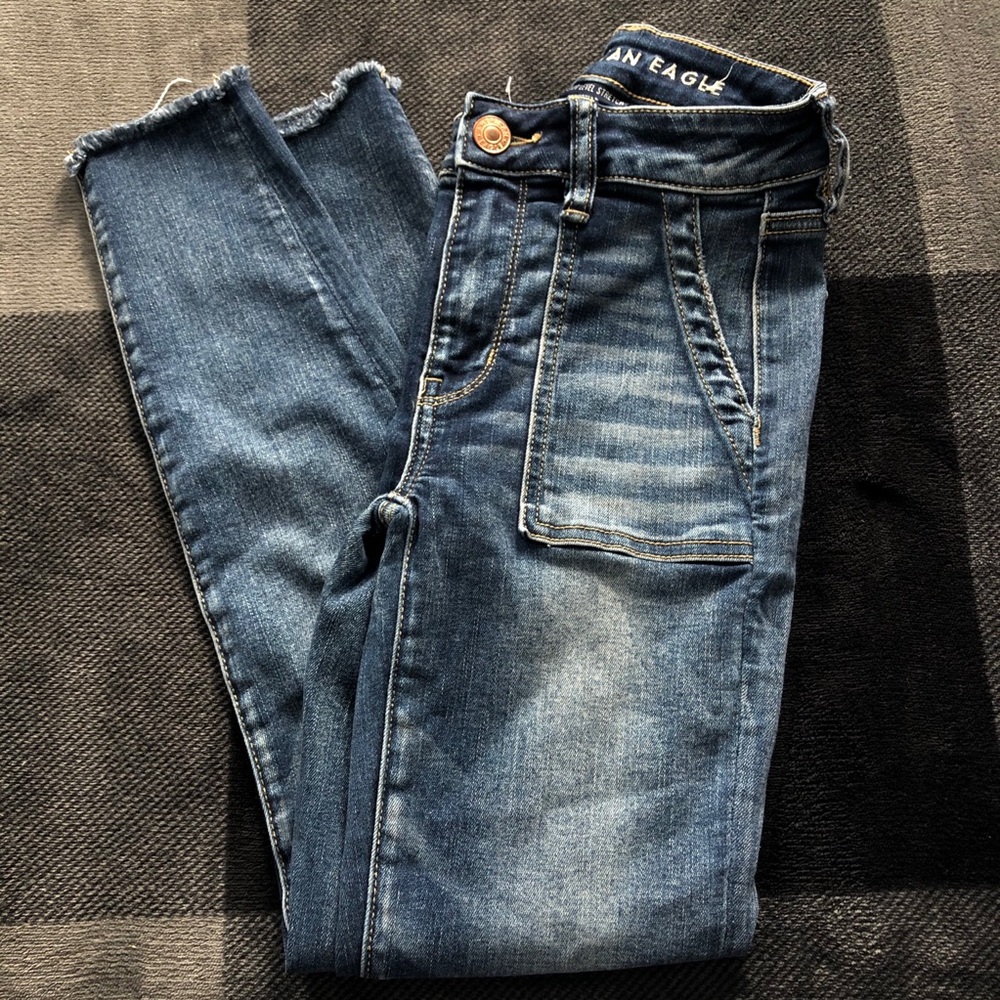 American Eagle high waisted skinny jeans